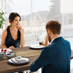 Set tavolo da bar per 2 persone Acekool con ripiano, tavolo e sedie salvaspazio per cucina e appartamento