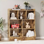 COZONY 42.5 Organizzatore per giocattoli a 3 ripiani con libreria, contenitore per giocattoli a 5 scomparti per sala giochi, camera da letto, cameretta, soggiorno e scuola