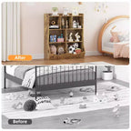 COZONY 42.5 Organizzatore per giocattoli a 3 ripiani con libreria, contenitore per giocattoli a 5 scomparti per sala giochi, camera da letto, cameretta, soggiorno e scuola