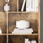 COZONY 42.5 Organizzatore per giocattoli a 3 ripiani con libreria, contenitore per giocattoli a 5 scomparti per sala giochi, camera da letto, cameretta, soggiorno e scuola