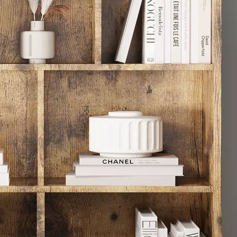 COZONY 42.5 Organizzatore per giocattoli a 3 ripiani con libreria, contenitore per giocattoli a 5 scomparti per sala giochi, camera da letto, cameretta, soggiorno e scuola