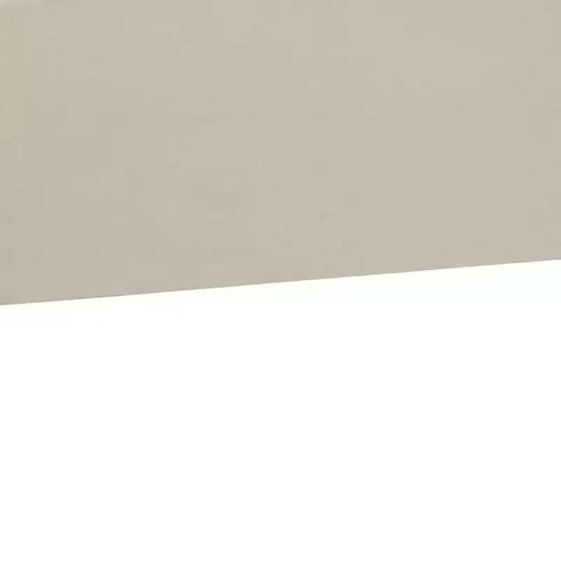 HomeRoots Testiera Matrimoniale Ad Arco Imbottita In Misto Lino Beige Con Borchie