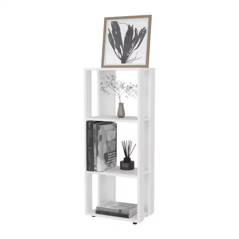 FM Furniture, Libreria Modoc in melaminico con vani a giorno