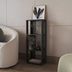 FM Furniture, Libreria Modoc in melaminico con vani a giorno