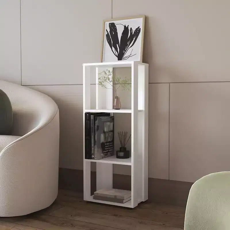 FM Furniture, Libreria Modoc in melaminico con vani a giorno