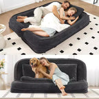Okak Grande Pouf a Sacco Divano Letto per Cani con 5 Posizioni Regolabili, Divano Pigro in Ciniglia Extra Morbido 2-in-1 per Te e i Tuoi Animali Domestici