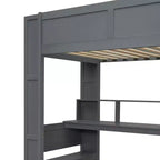 Letto a soppalco Polibi Ultimate Gaming con scrivania a LED, stazione di ricarica e contenitore integrato