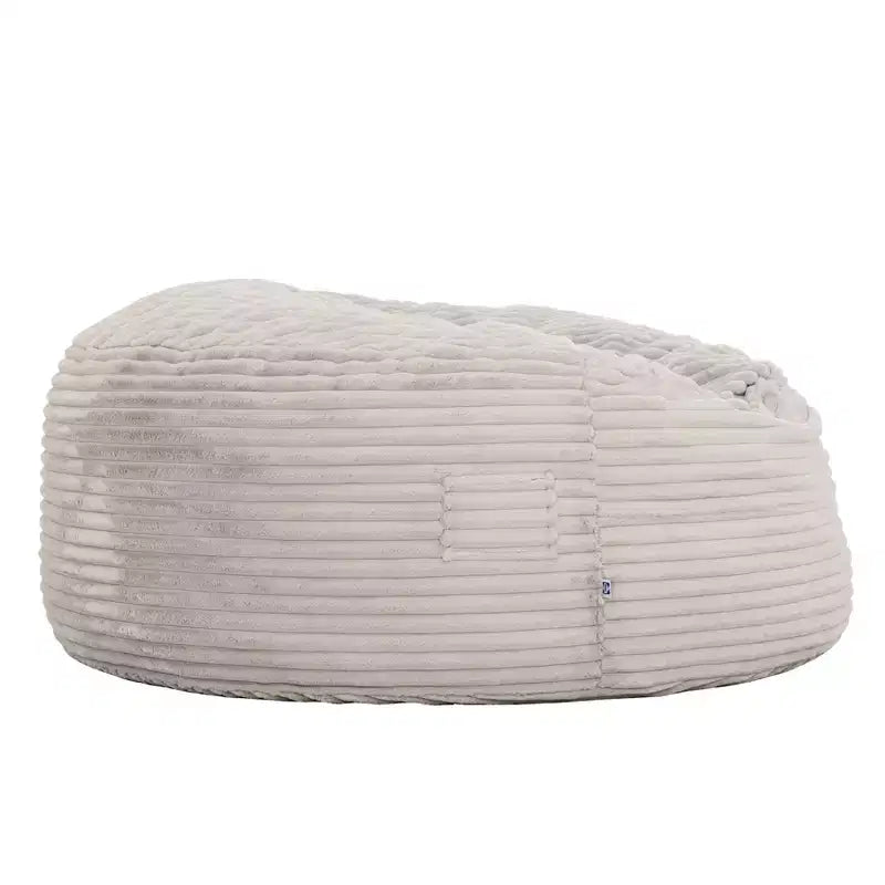 HomeStock Bala Pouf 150 cm in schiuma e pelliccia sintetica