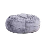 HomeStock Bala Pouf 150 cm in schiuma e pelliccia sintetica