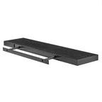 HomeRoots 43 Mensole Galleggianti in Legno Nero