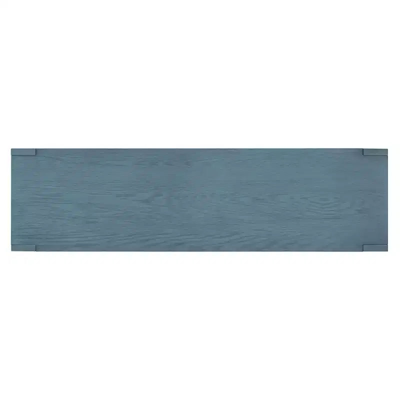 Hostack Credenza/Buffet a 4 Ante Stile Rustico con Ripiani Regolabili per Sala da Pranzo e Cucina, Blu Navy