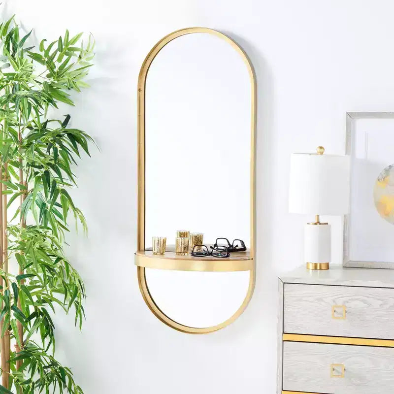 Laycie Mirror - 18 x 44,5 - MRR3064 - Ottone - Safavieh