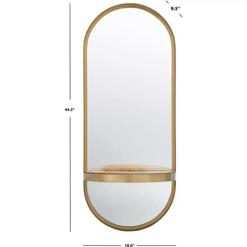 Laycie Mirror - 18 x 44,5 - MRR3064 - Ottone - Safavieh