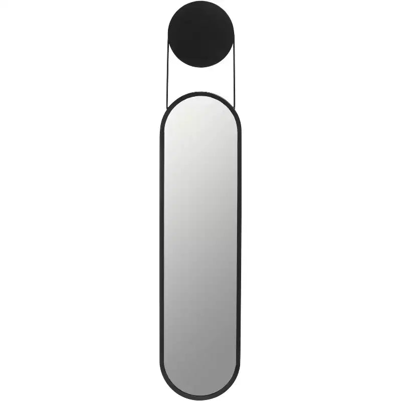 Aistina Mirror - 12.5 x 61 - MRR3072 - Matte Black - Safavieh