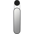 Aistina Mirror - 12.5 x 61 - MRR3072 - Matte Black - Safavieh