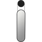 Aistina Mirror - 12.5 x 61 - MRR3072 - Matte Black - Safavieh