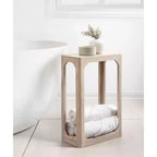Tavolino sottile in legno Dahl Kate e Laurel