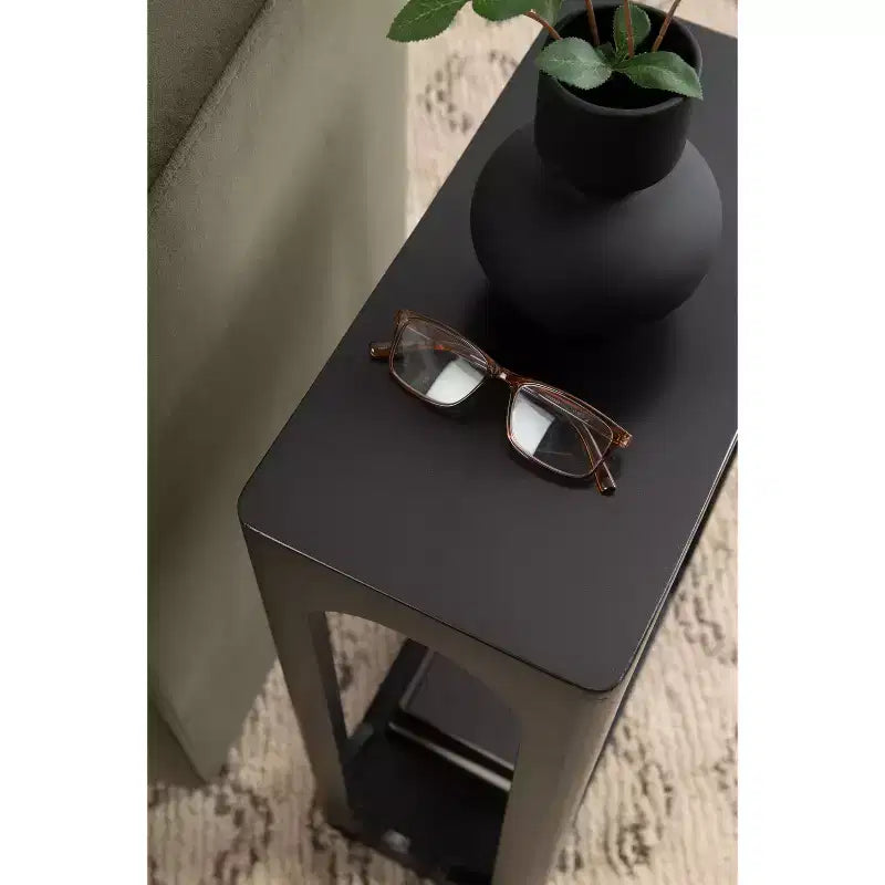 Tavolino sottile in legno Dahl Kate e Laurel