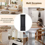 CLIHOME Appendiabiti da Ingresso Minimalista con Mobiletto e 6 Ganci, Panca Contenitore Multifunzionale con Attaccapanni, Elegante Mobiletto da Foyer