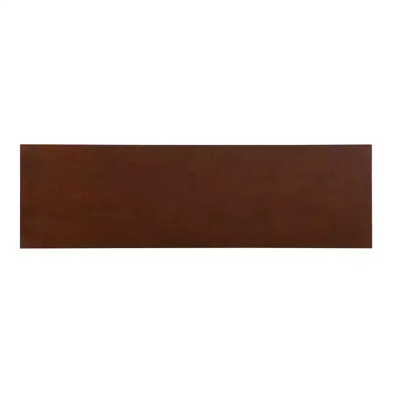 Hostack 52" Tavolo Consolle da Fattoria Scanalato con Cassetti e Gambe in Legno Massiccio per Soggiorno e Ingresso, Ciliegio