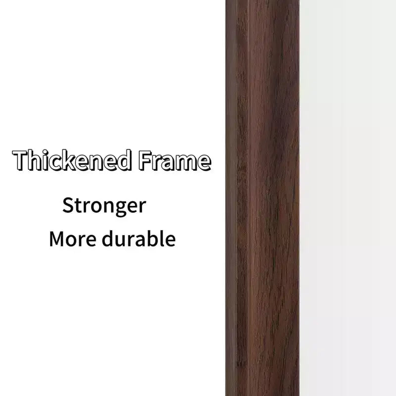 Specchio Whisen a figura intera da pavimento o da parete con cornice in legno, 32*70