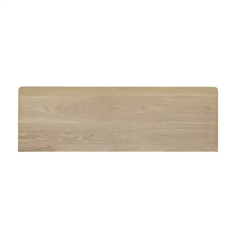 Luxystar Mobile Credenza a 4 Ante con Spazio Contenitore, Maniglie ad Arco Uniche e Ripiani Regolabili per Sala da Pranzo e Soggiorno, Naturale