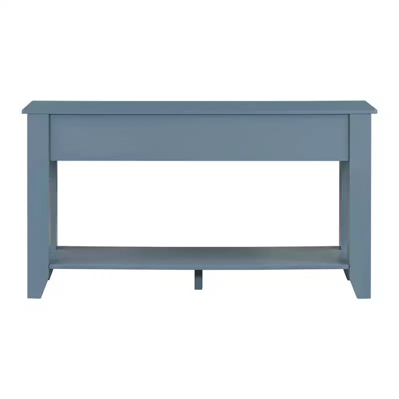 Consolle Luxystar con tre cassetti e ripiano, blu