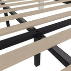 Struttura letto, letto a piattaforma con 4 cassetti contenitore - Testiera regolabile, Supporto a doghe in legno, Nessuna necessità di rete a molle