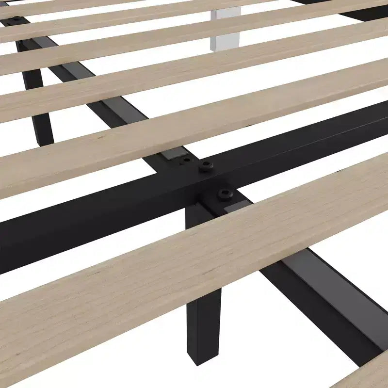 Struttura letto, letto a piattaforma con 4 cassetti contenitore - Testiera regolabile, Supporto a doghe in legno, Nessuna necessità di rete a molle