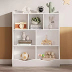 Acekool Libreria per Bambini a 3 Livelli e Mobile Contenitore per Giocattoli, Organizzatore Multi-Scomparto per Camera da Letto, Sala Giochi, Aule, Confezione da 2