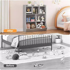 Acekool Libreria per Bambini a 3 Livelli e Mobile Contenitore per Giocattoli, Organizzatore Multi-Scomparto per Camera da Letto, Sala Giochi, Aule, Confezione da 2