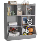 Acekool Libreria per Bambini a 3 Livelli e Mobile Contenitore per Giocattoli, Organizzatore Multi-Scomparto per Camera da Letto, Sala Giochi, Aule, Confezione da 2