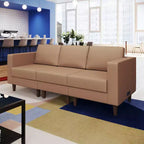 Flash Furniture HERCULES Artemis Sedia da reception imbottita con gambe in legno di noce e piedini regolabili