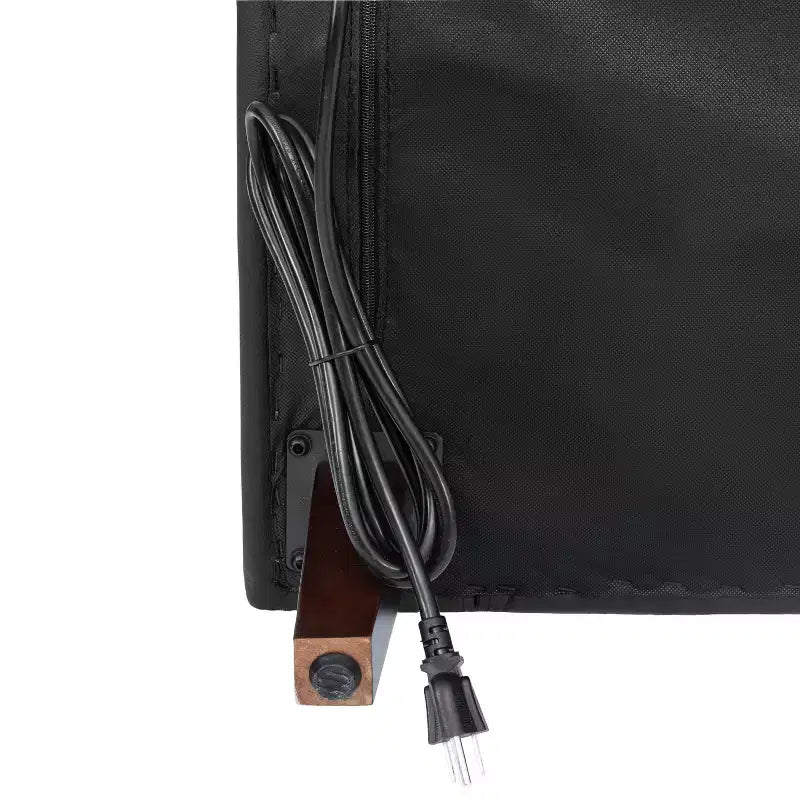 Flash Furniture HERCULES Artemis Set da 3 pezzi per reception imbottito, 8 prese CA/4 porte USB/4 porte USB-C e gambe in legno noce con piedini regolabili