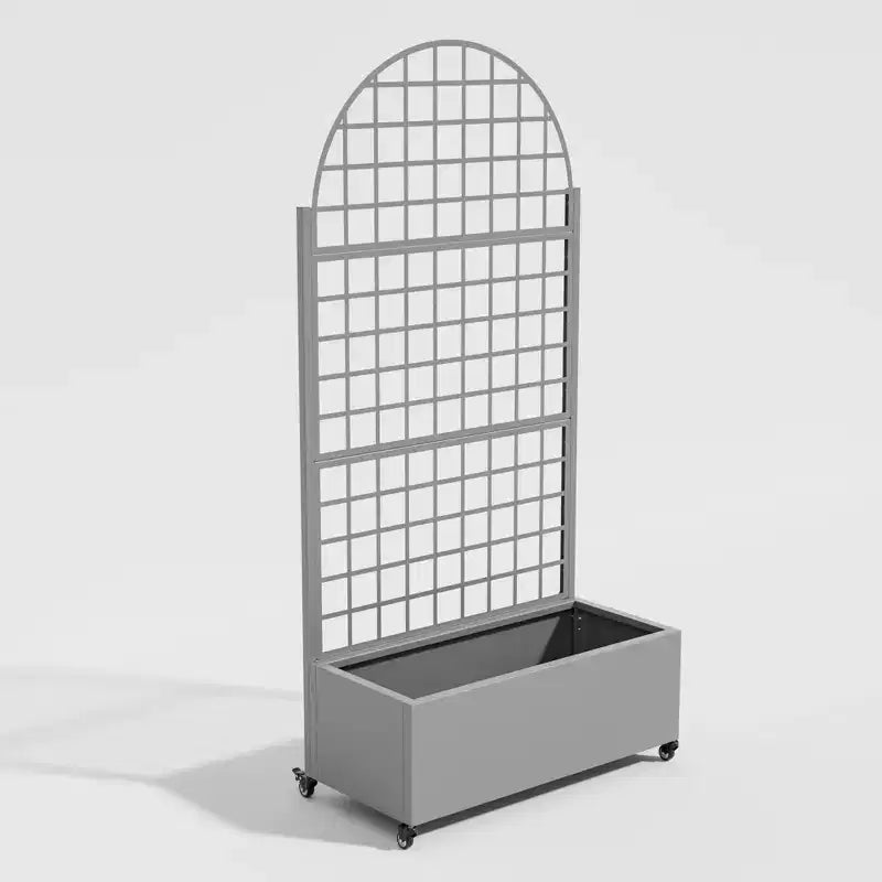 MAYEERTY Star 01 Divisorio in acciaio galvanizzato nero, 72x35x16, 6 pannelli a doppia faccia per la privacy domestica