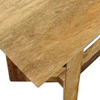 Tavolo consolle Royal Hampton | Piano rettangolare da 48 pollici | Struttura aperta con base a cavalletto | Legno di mango