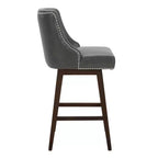 Sgabelli da bar girevoli Spruce&Spring 30 con altezza da bancone imbottiti