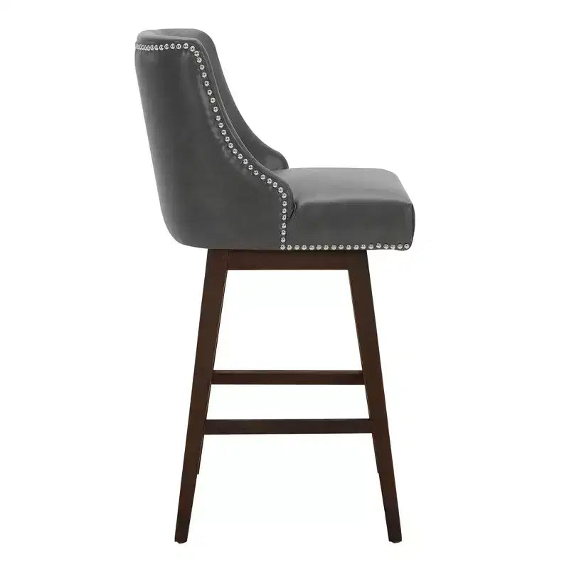 Sgabelli da bar girevoli Spruce&Spring 30 con altezza da bancone imbottiti