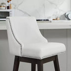 Sgabelli da bar girevoli Spruce&Spring 30 con altezza da bancone imbottiti