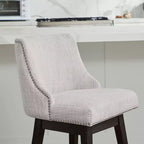 Sgabelli da bar girevoli Spruce&Spring 30 con altezza da bancone imbottiti