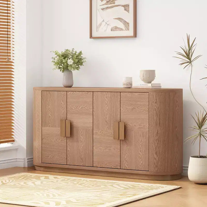 Christopher Knight Home Arvenia, credenza a buffet moderna da 58,3'' con 4 ante e ripiani regolabili