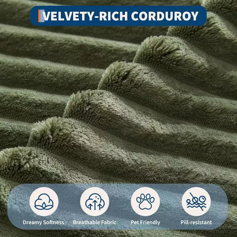 Acekool 61 Poltrone lounge oversize, divano extra-large in velluto a coste, 4 cuscini e braccioli, comodo divanetto per soggiorno o camera da letto, nero