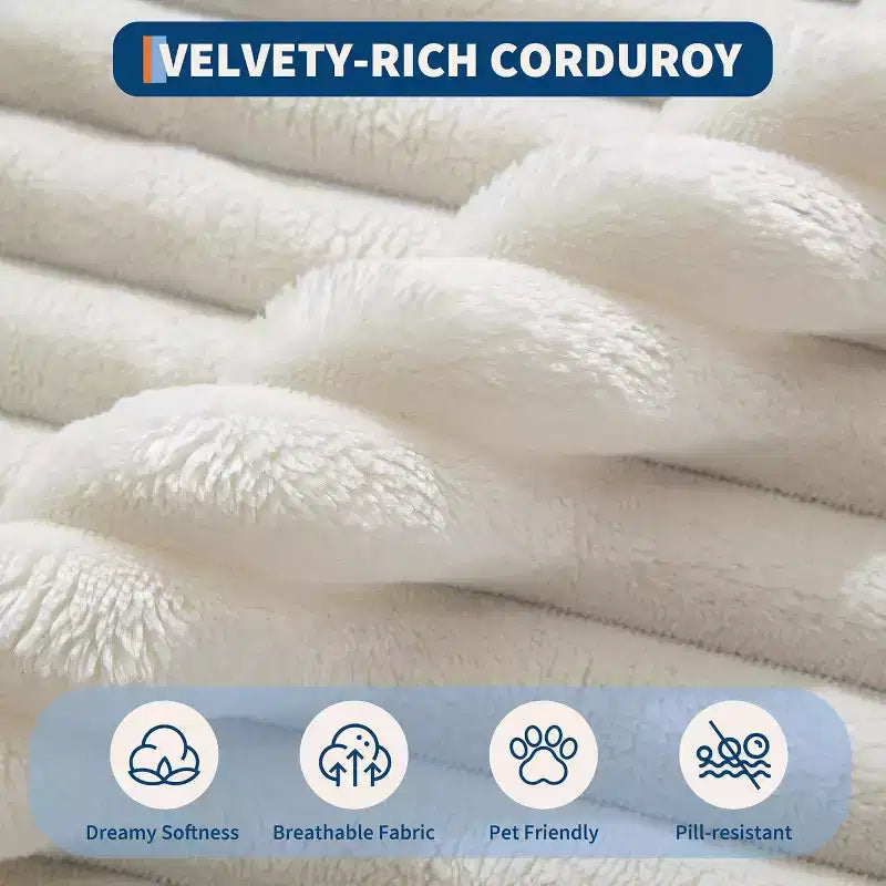 Acekool 61 Poltrone lounge oversize, divano extra-large in velluto a coste, 4 cuscini e braccioli, comodo divanetto per soggiorno o camera da letto, nero