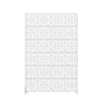 MAYEERTY 72x47 Pannello Paravento per Esterni Bianco Naturale, Set da 6 Pezzi Divisorio Pieghevole Naturale per Cortile e Giardino