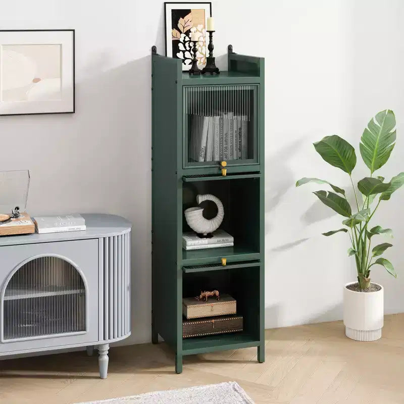 Mobiletto da bagno Okak Modern a 3/4 ripiani, armadietto da pavimento per bagno, soggiorno, camera da letto e cucina