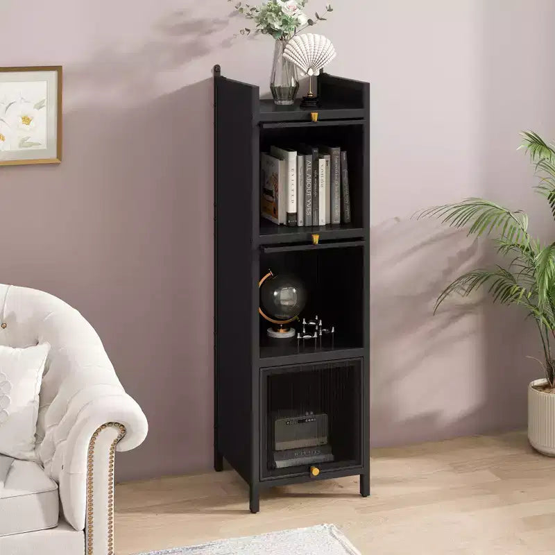 Mobiletto da bagno Okak Modern a 3/4 ripiani, armadietto da pavimento per bagno, soggiorno, camera da letto e cucina