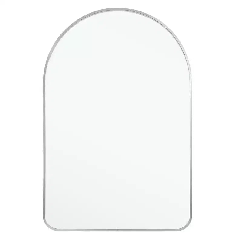 MAYEERTY Specchio da Parete con Bordo Sottile in Lega di Alluminio Angolo Retto Rettangolare Oro 38x26x1 pollici Biadesivo
