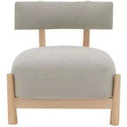 Edwardina Boucle Accent Chair - SFV5112 - Taupe/Natural - Safavieh Couture
