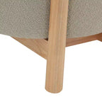 Poltroncina Edwardina Boucle - SFV5112 - Tortora/Naturale - Safavieh Couture