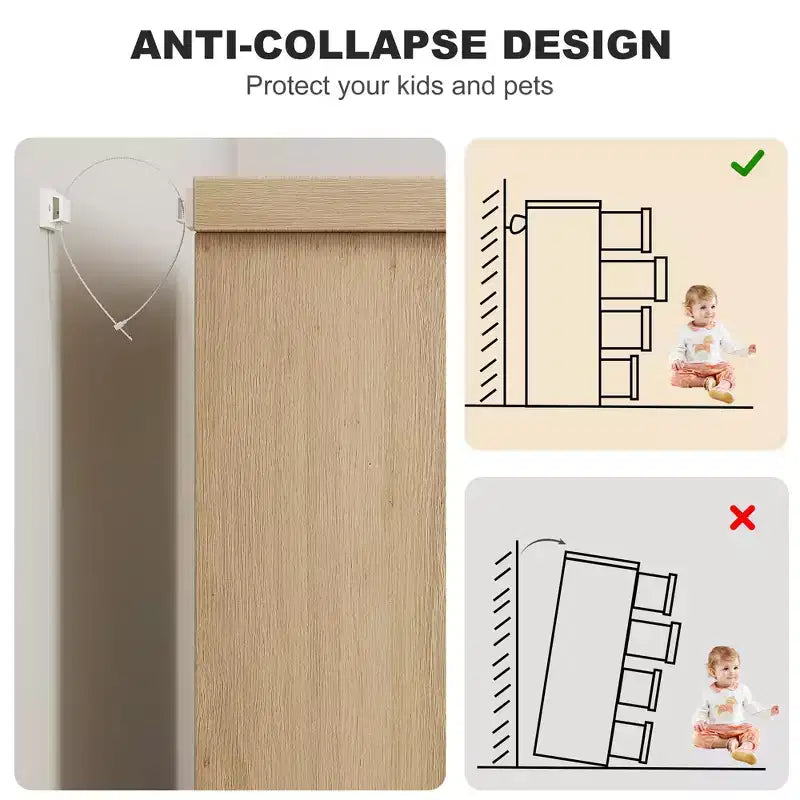 Cassettiera per camera da letto con 4 cassetti, in legno, per armadio, unità di archiviazione per corridoio, soggiorno e ufficio